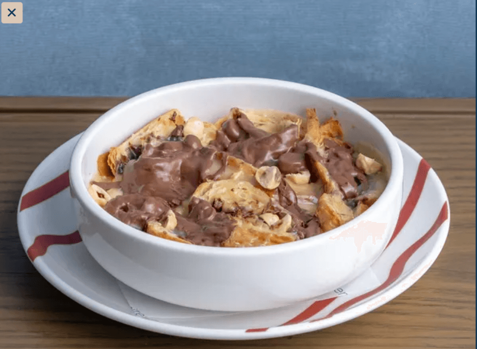 Nutella Croissant Pudding image