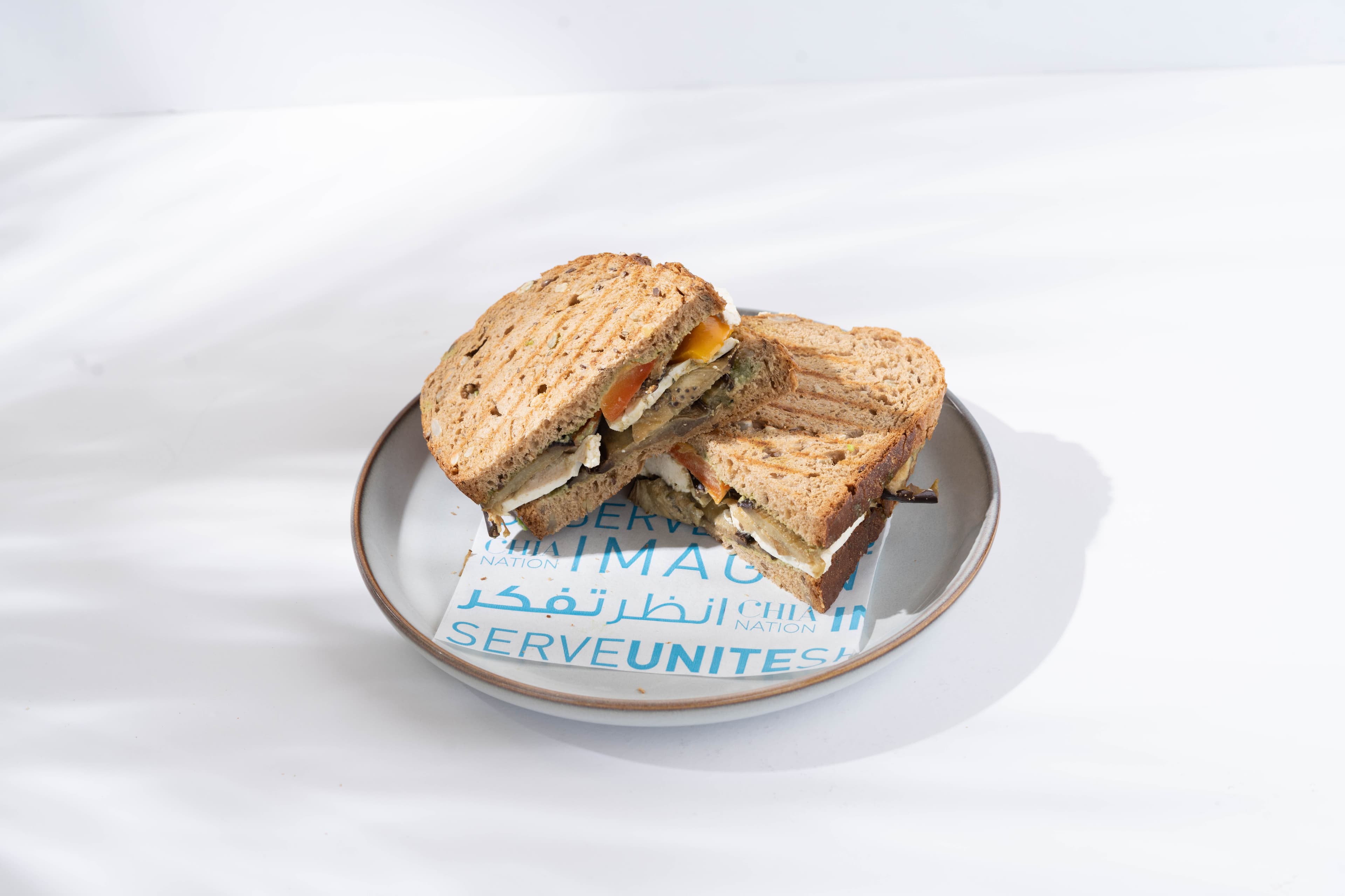 Vegan Grilled Veg Sandwich image