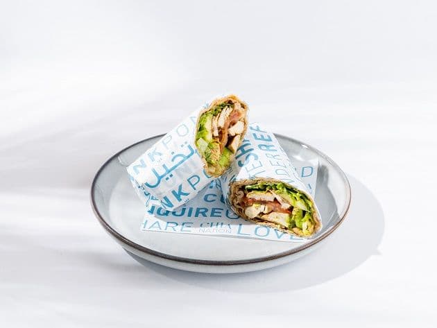 Grilled Halloumi Wrap image