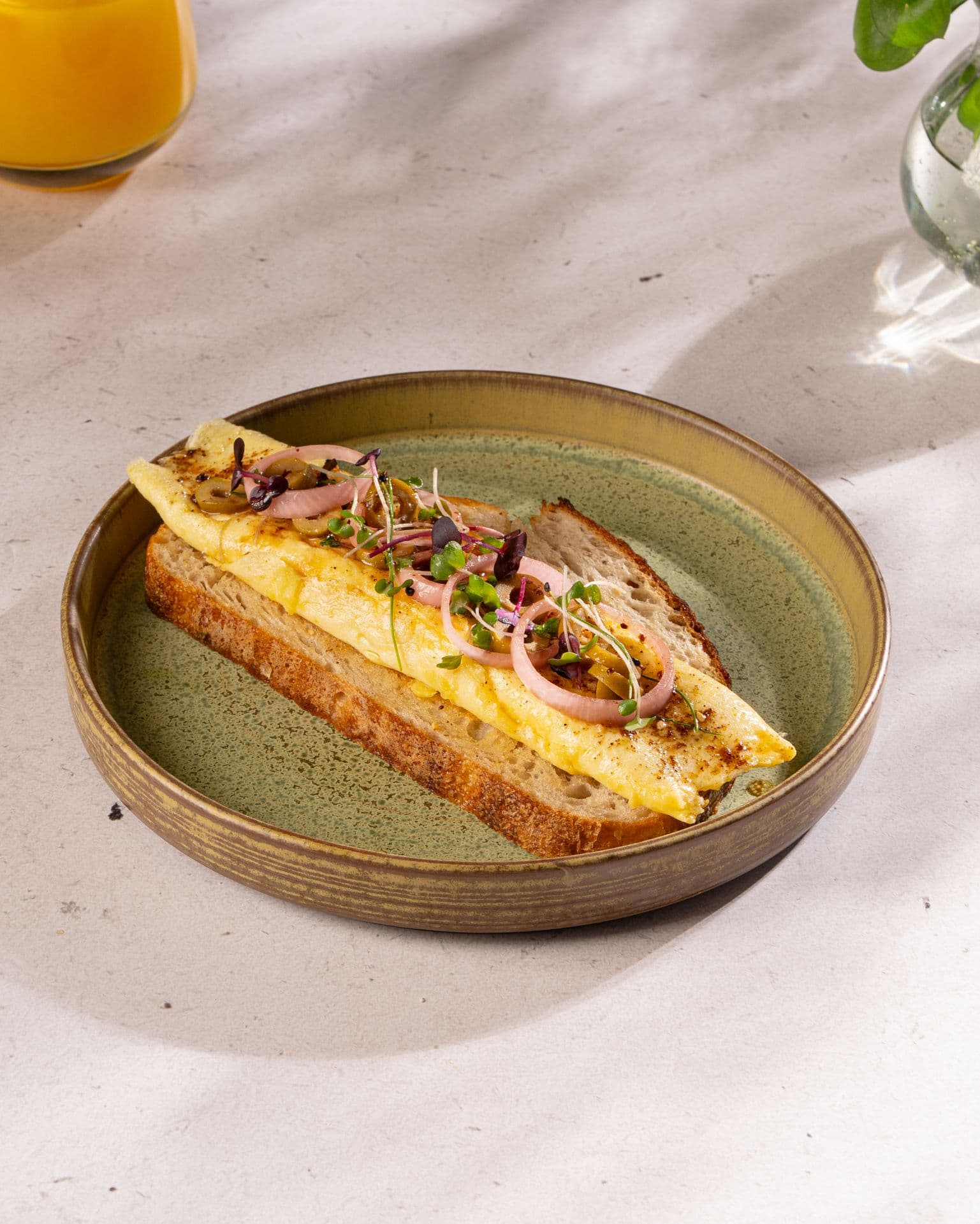 Feta & Olive Omelete image