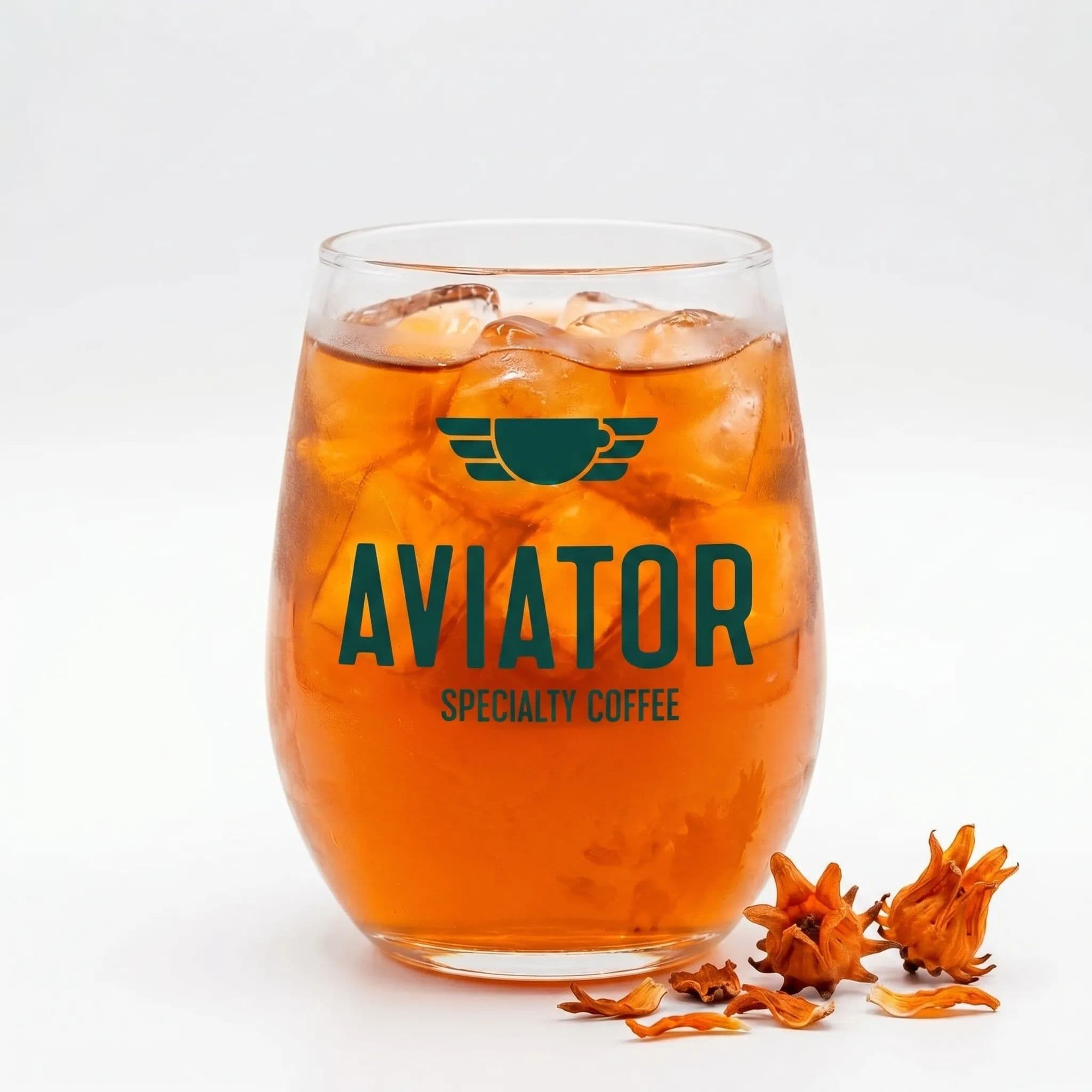 Orange hibiscus image