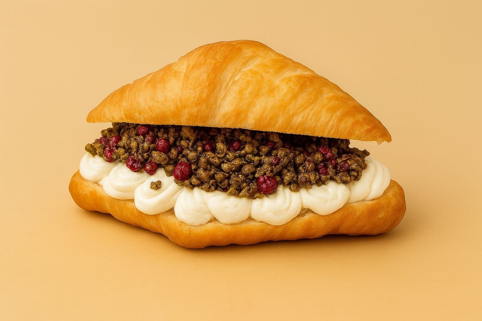 Zatoorah & labna croissant image