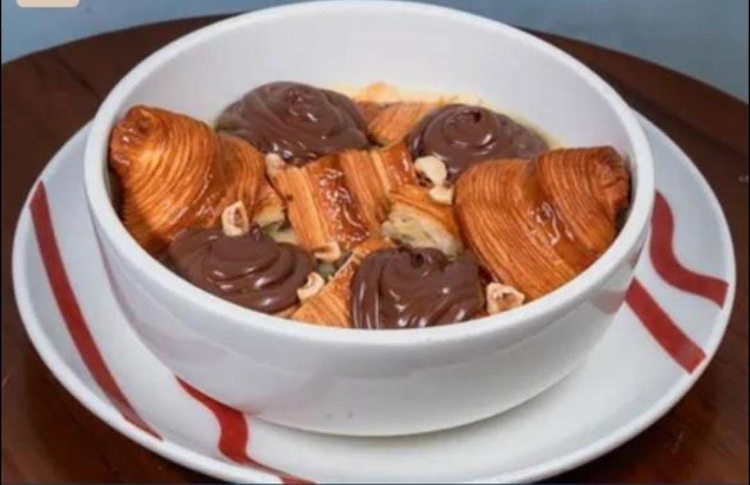 Neutella Croissant Pudding image