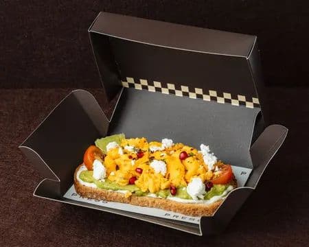 Avocado Toast with Scrambled Eggs image