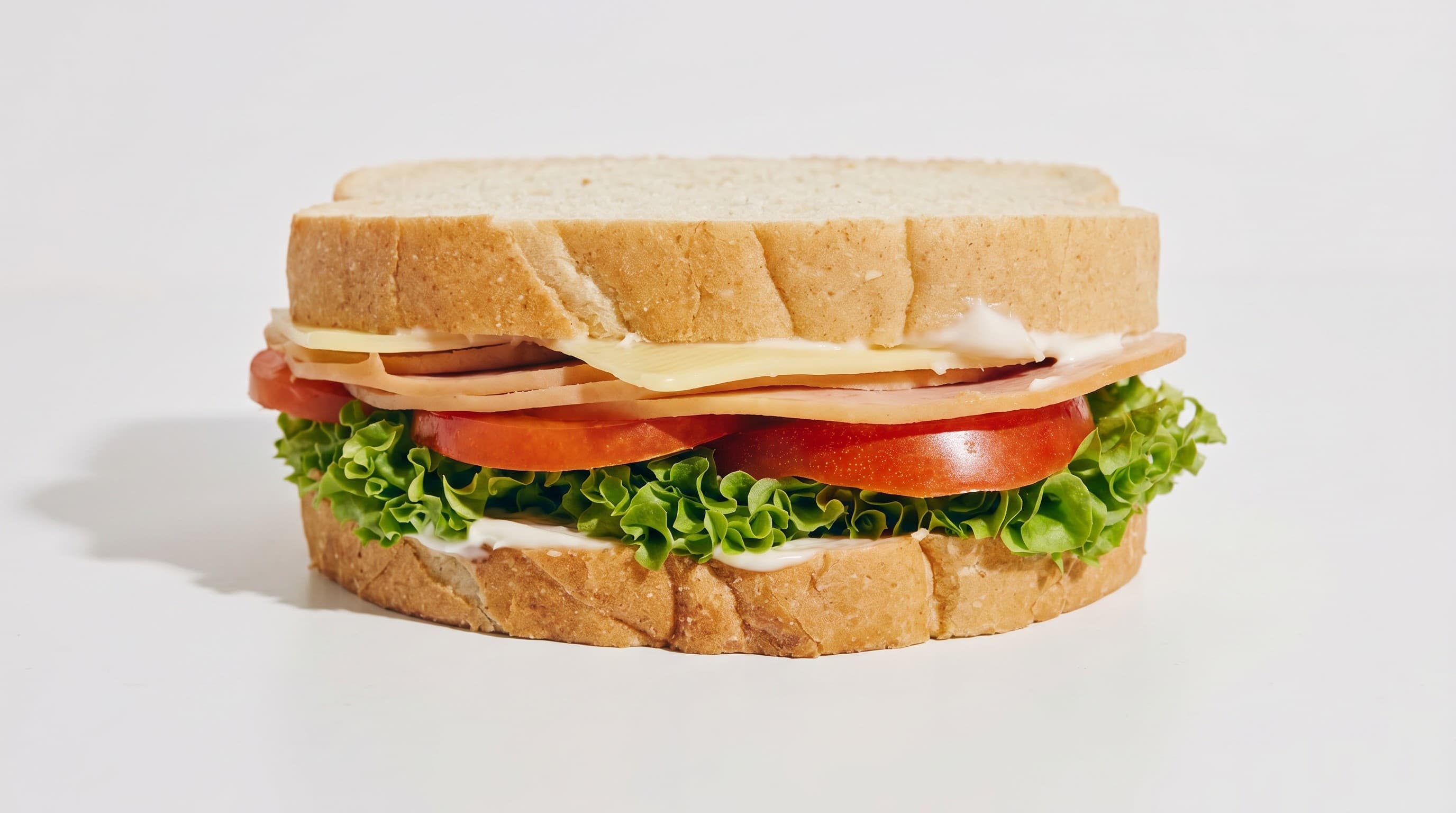 Smoked Turkey & Cheese Sandwich image