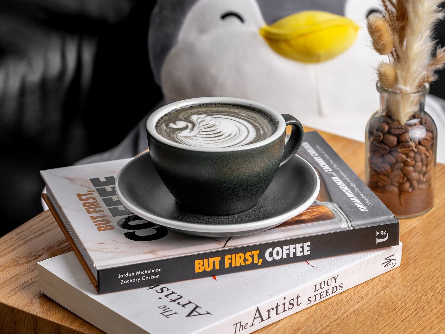 Hot White Penguin Latte image