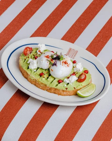 Avocado Toast With Poached Eggs image