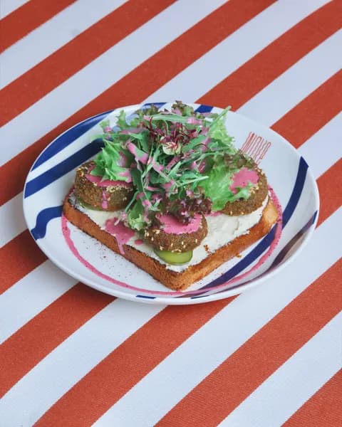 Falafel Brioche image