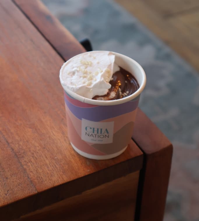 Vegan Tahini Chocolate Shot image