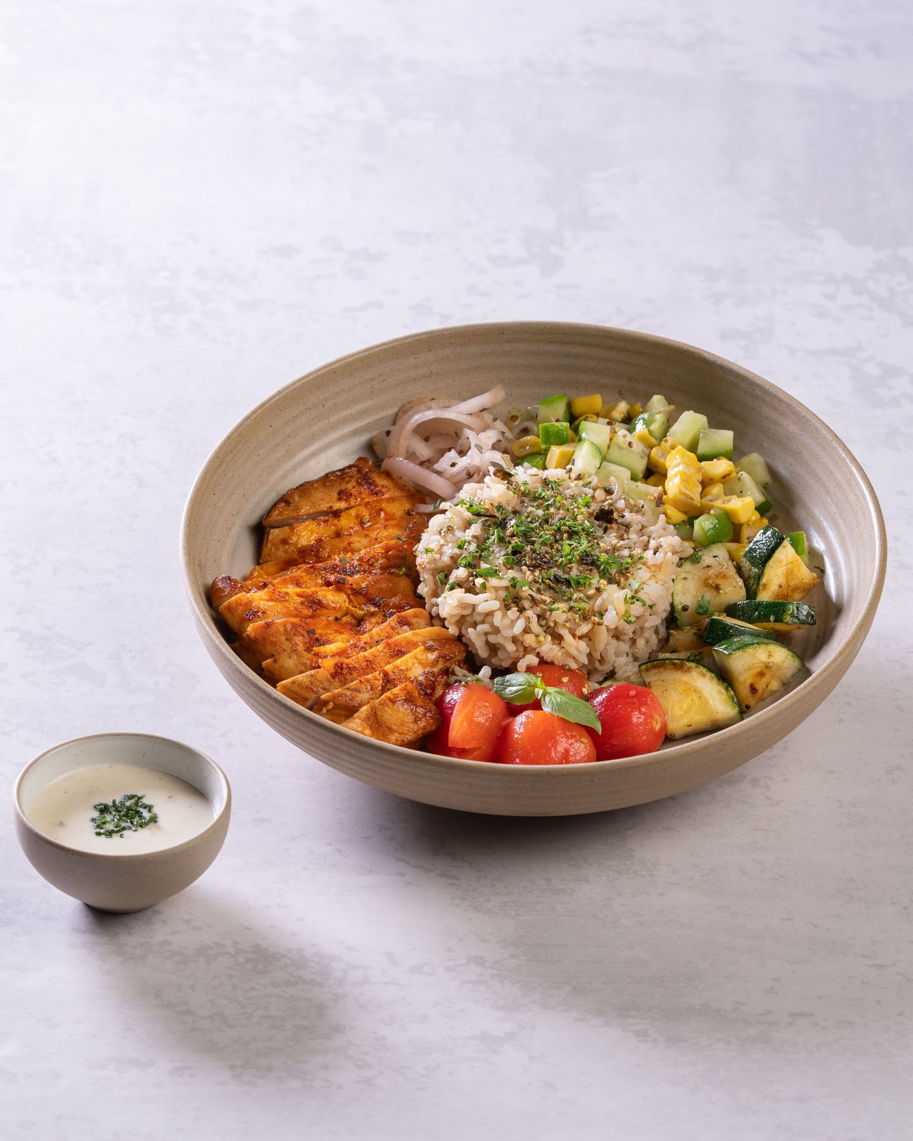 Honey Harissa Chicken Bowl image