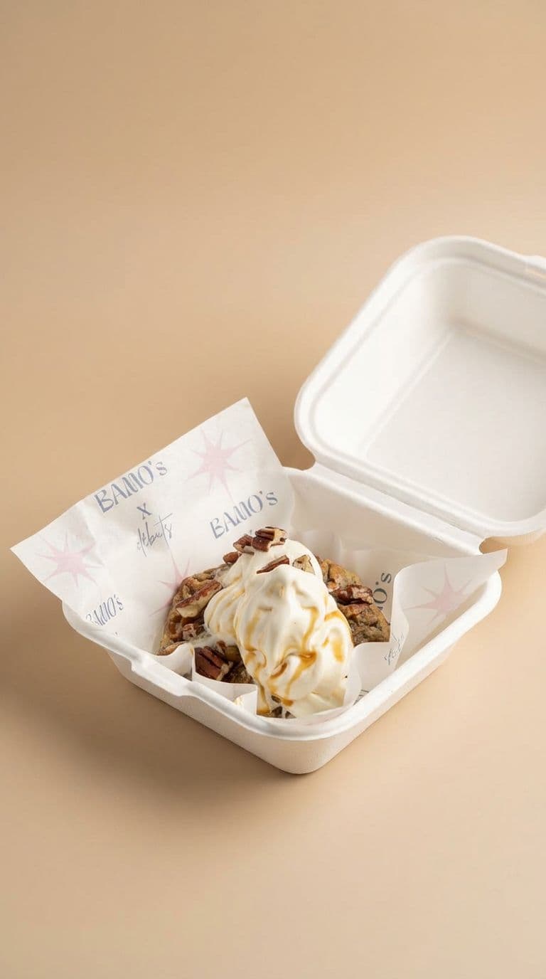 Caramel pecan cookies image