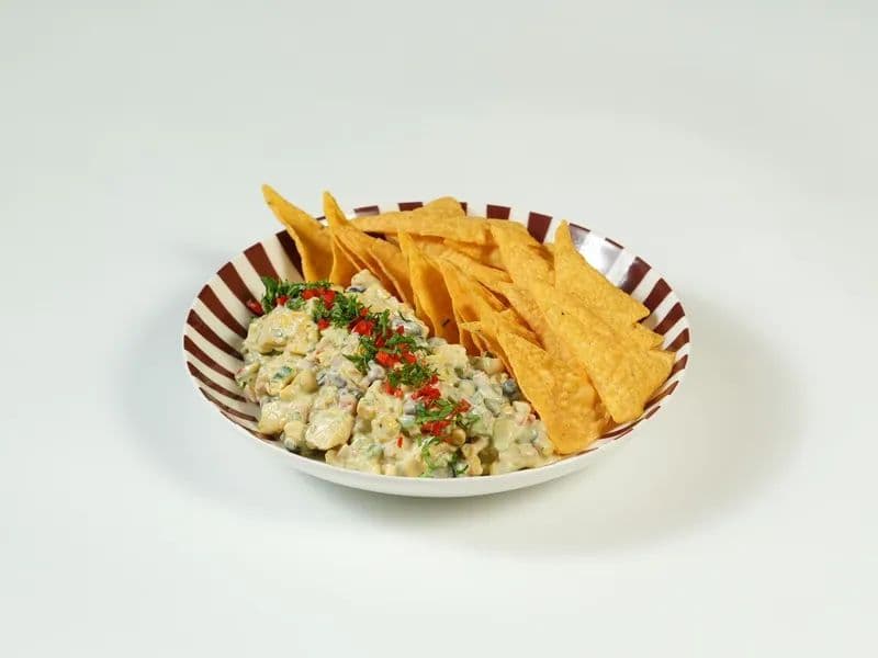 Corn Salad & Nachos image