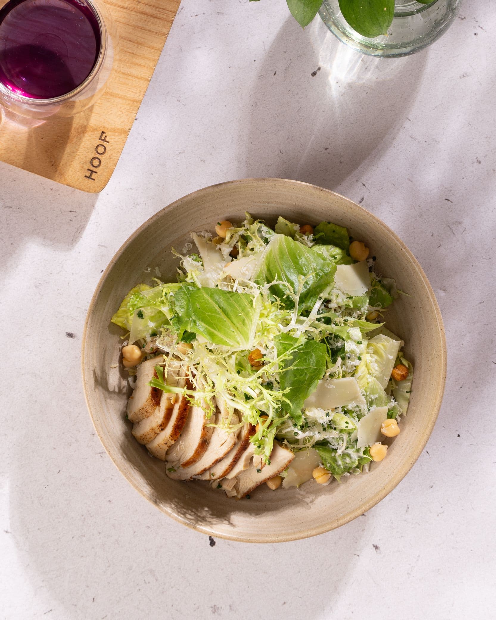 Caesar Tahini Chicken Salad image