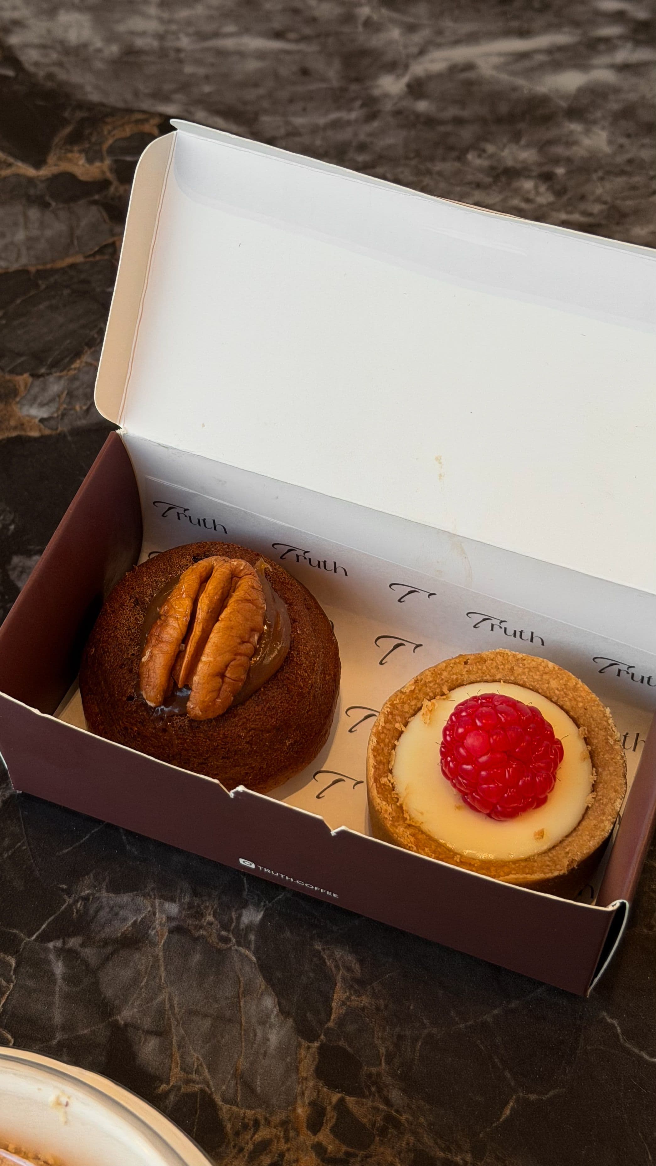 cheese cake and Dates pudding image