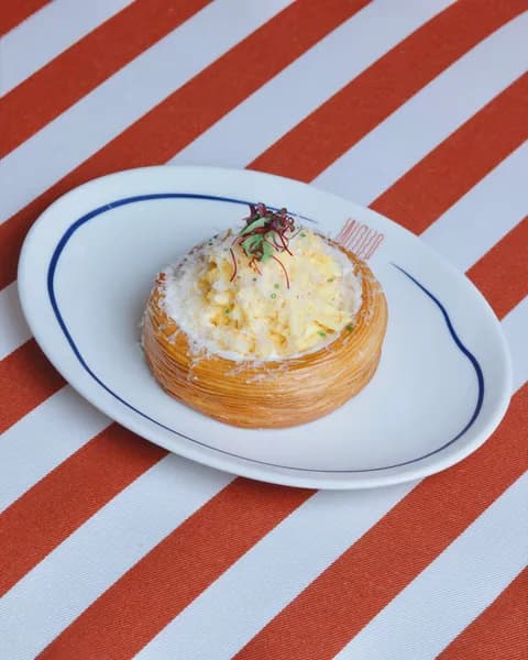 Scrambled Truffle Danish Croissant image