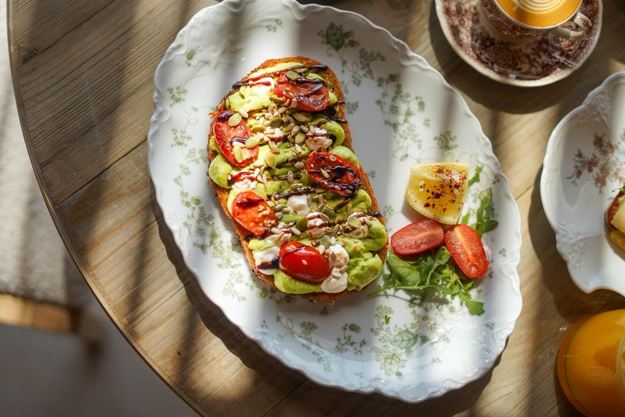 Creamy avocado toast image