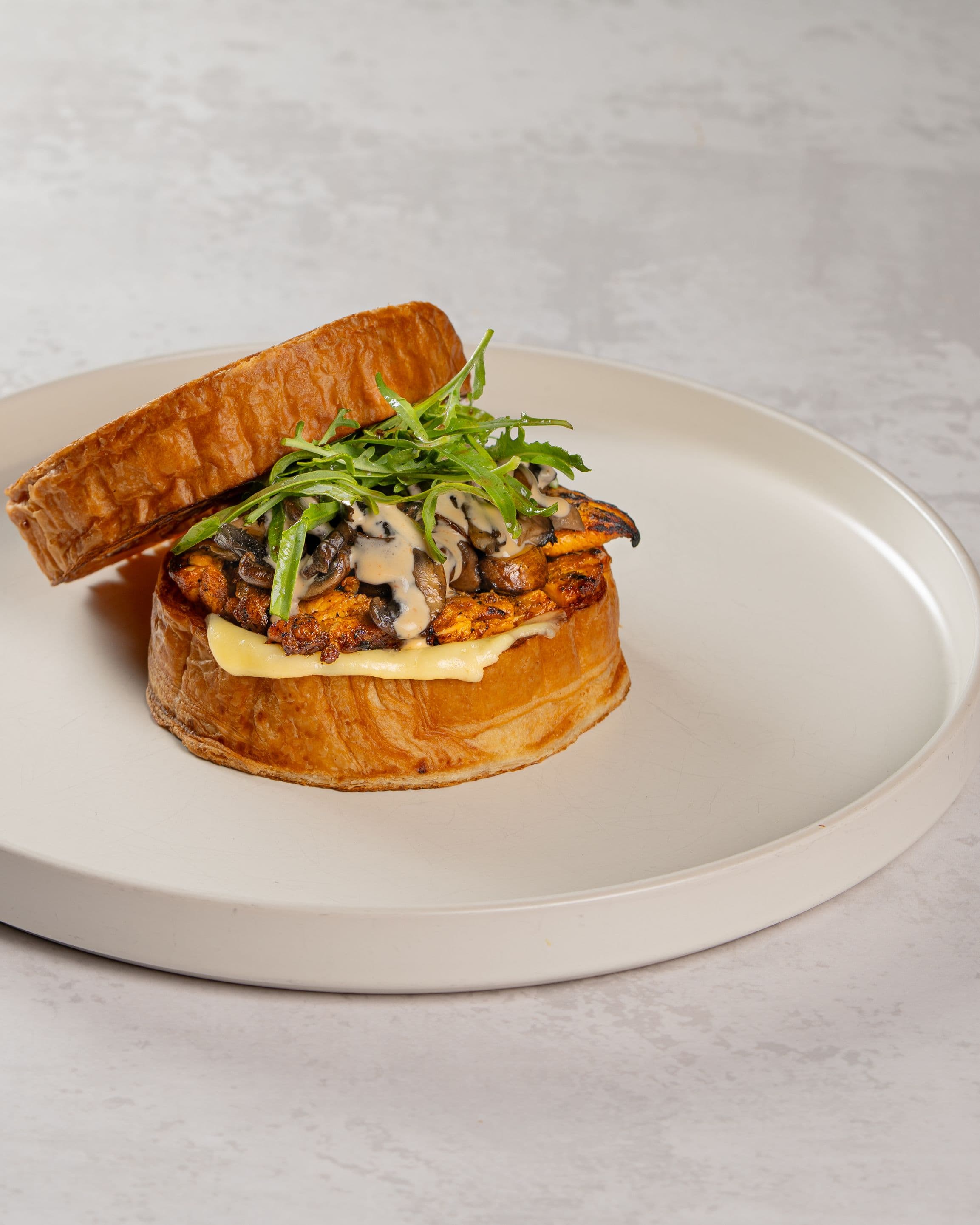 Harissa Chicken & Mushroom Croissant image