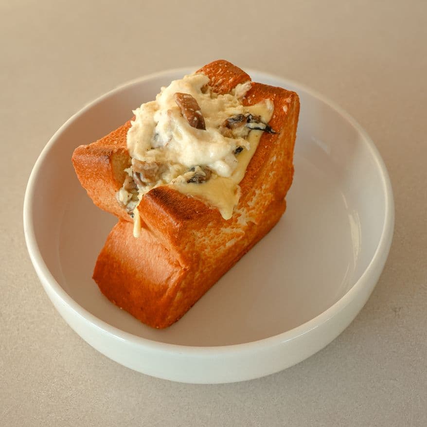 Mushroom Egg Toast image