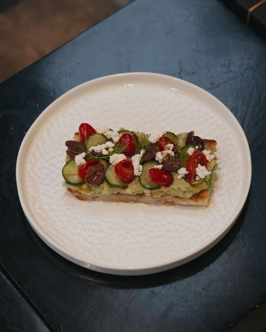Greek Avocado Toast image