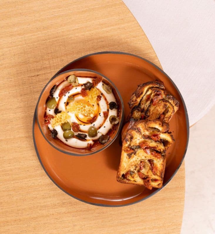 Honey Spiced Feta Babka image