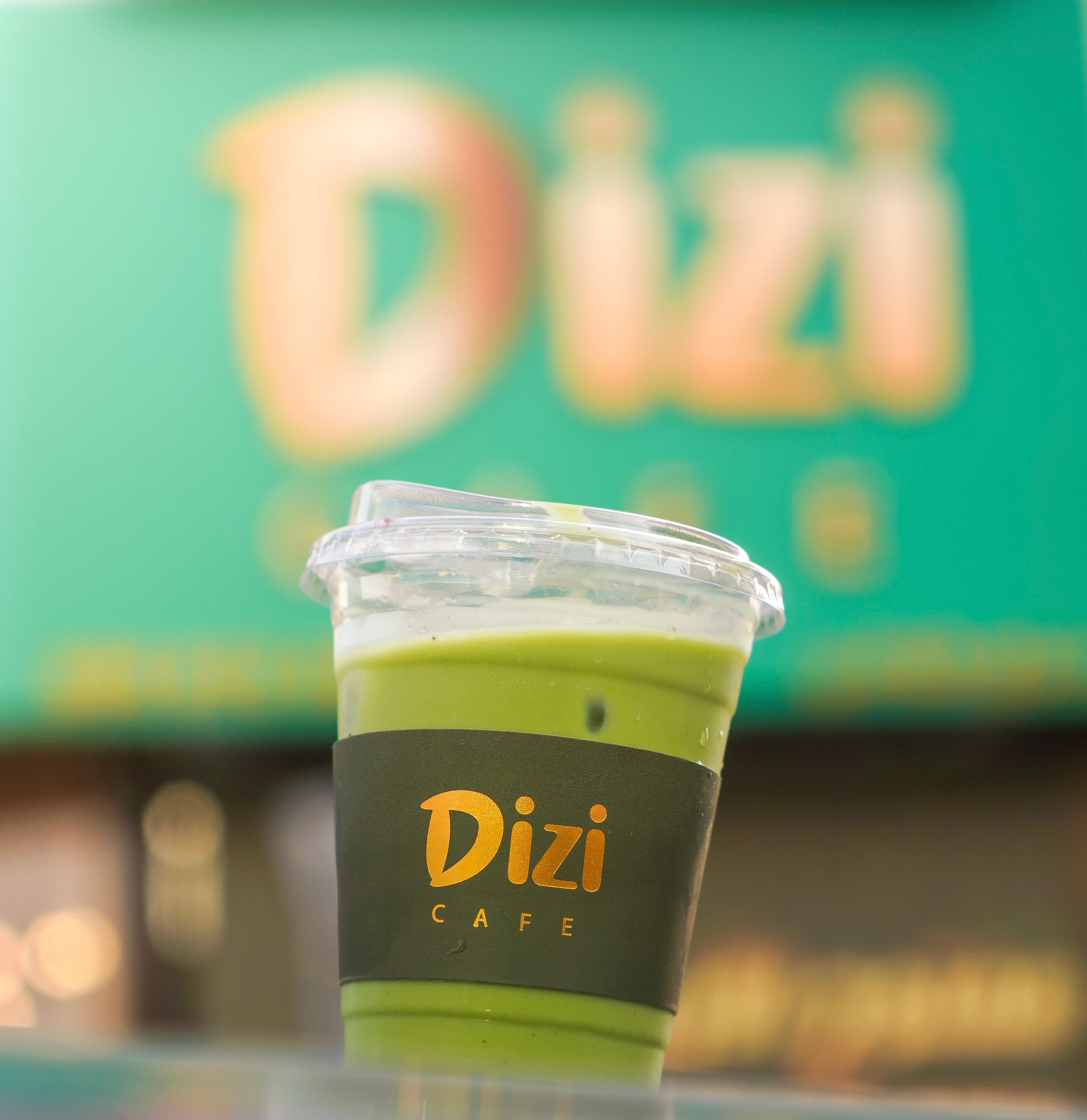 Matcha almond milk image