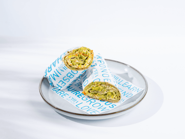 Avocado And Omelet Wrap image
