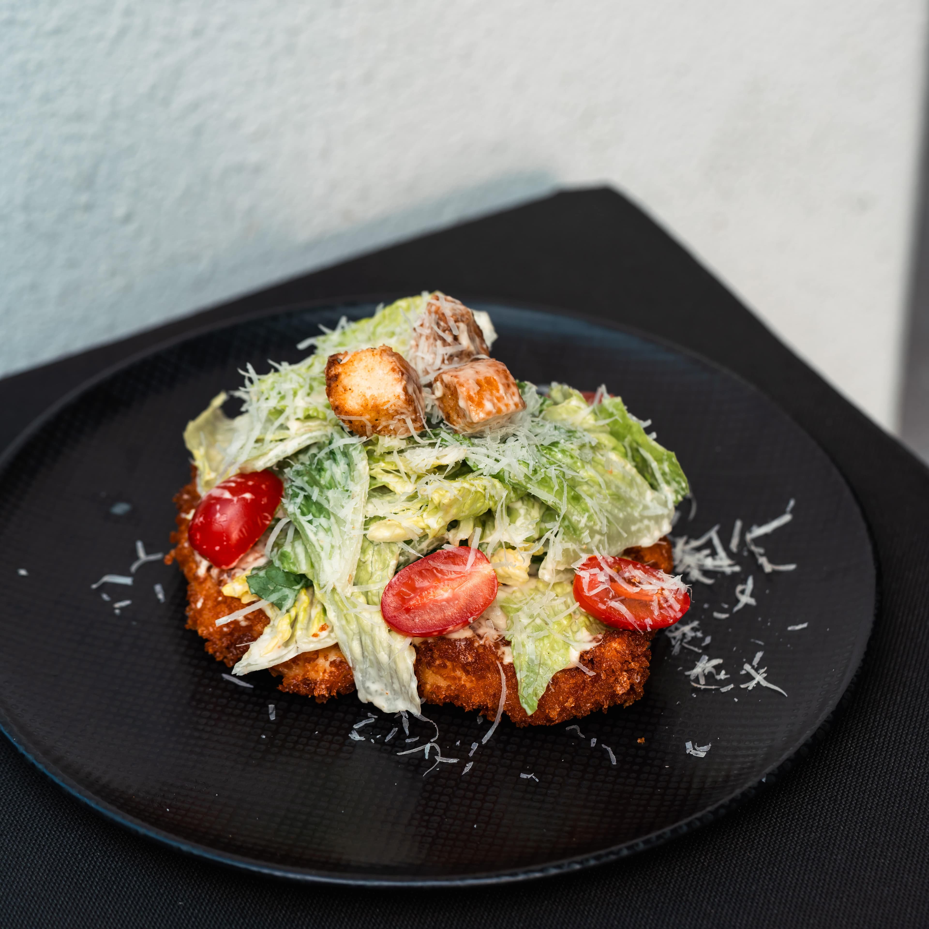 Crispy Chicken Caesar Salad image