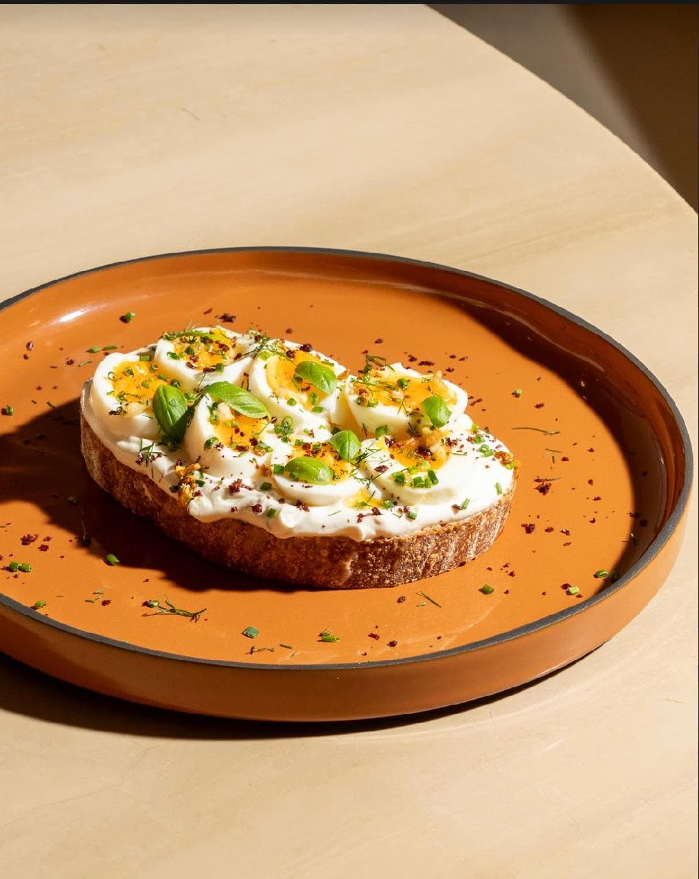 Smashed Egg Toast image