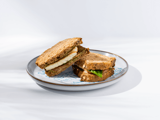 Halloumi Caprese Sandwich image