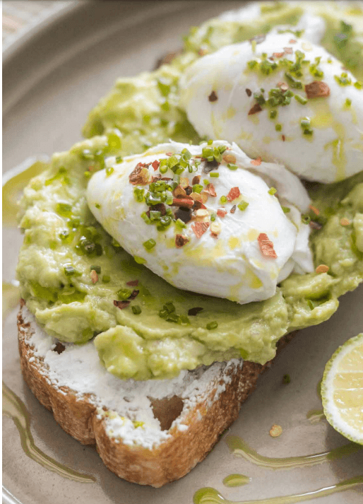 Smash Acocado with Egg image