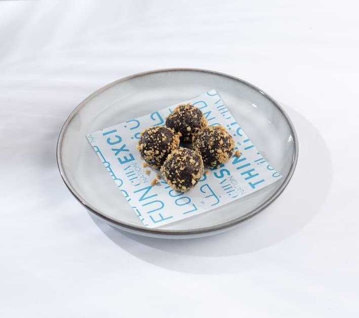 Flourless Chocolate Peanut Balls 4 Pieces image